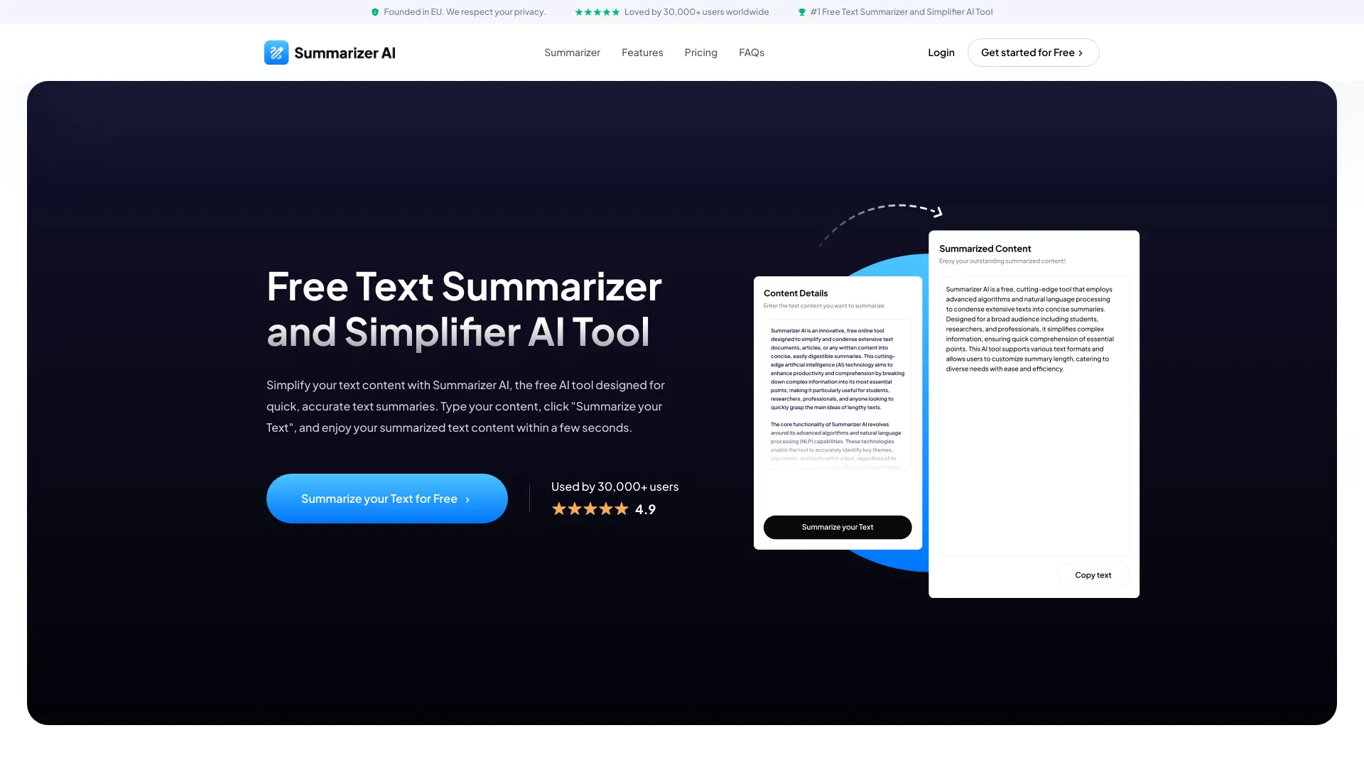 Summarizer-AI screenshot