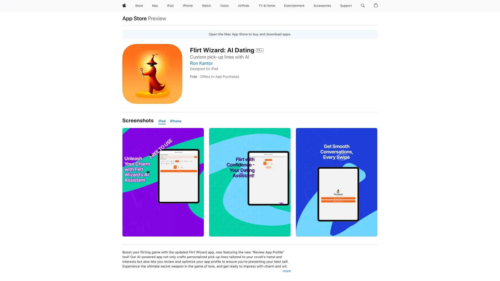Flirt Wizard screenshot
