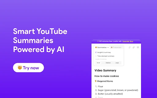 AI Summarizer for YouTube screenshot