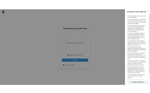 AudioSum screenshot