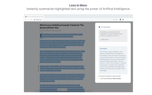 Lil' Summary screenshot