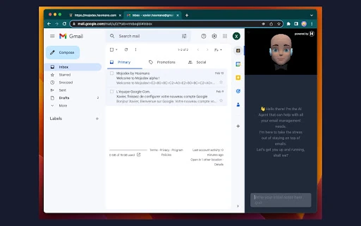 Mojodex Chrome Extension screenshot