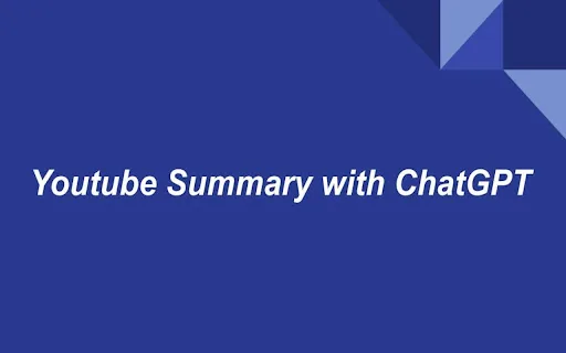 ChatGPT YouTube Summary screenshot