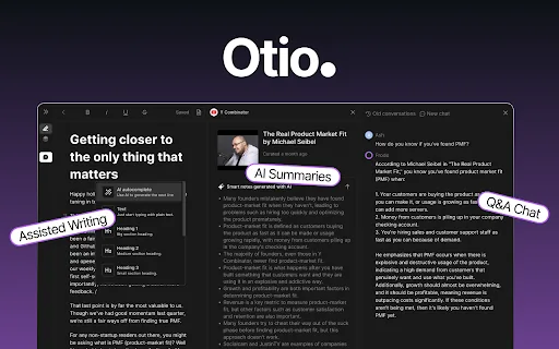 Otio screenshot