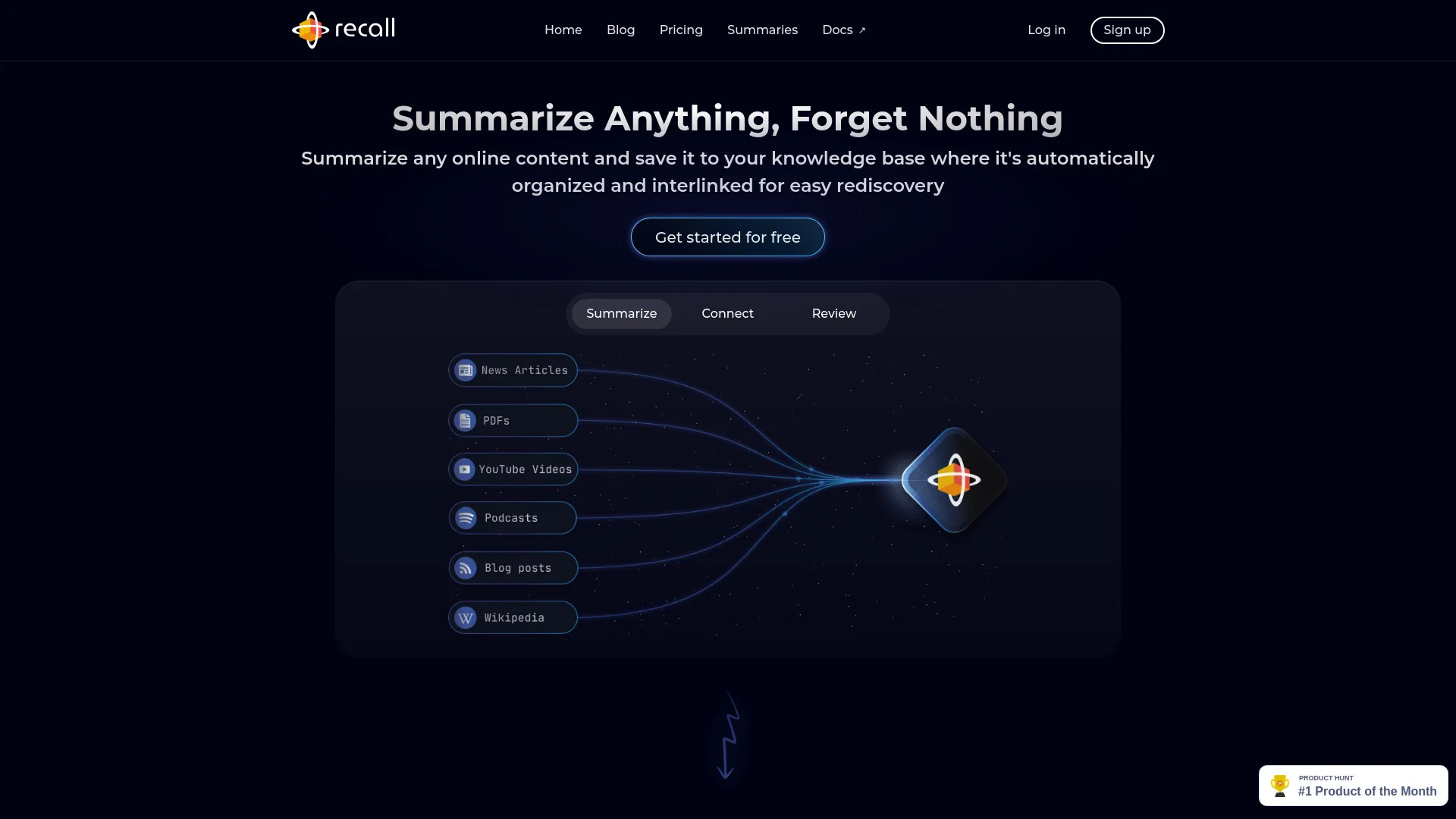 Recall screenshot
