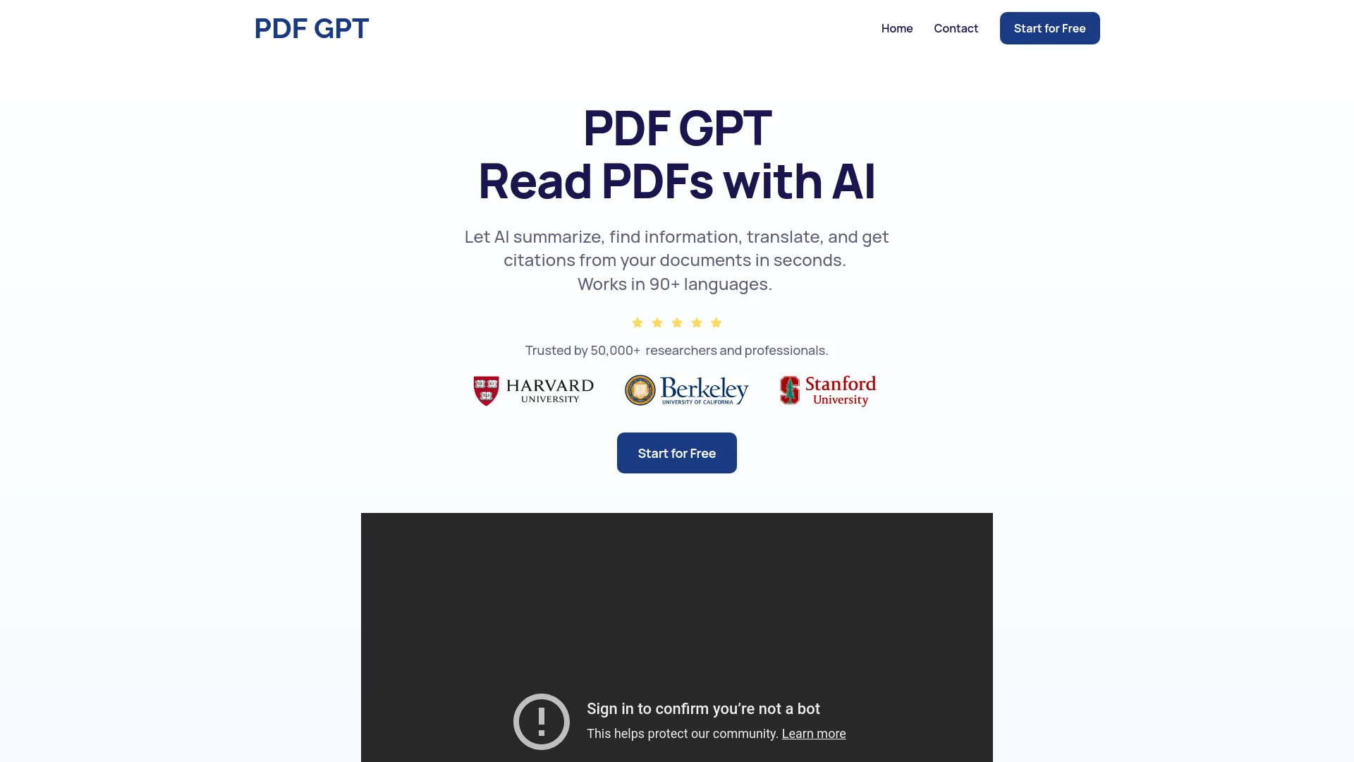 PDF GPT screenshot