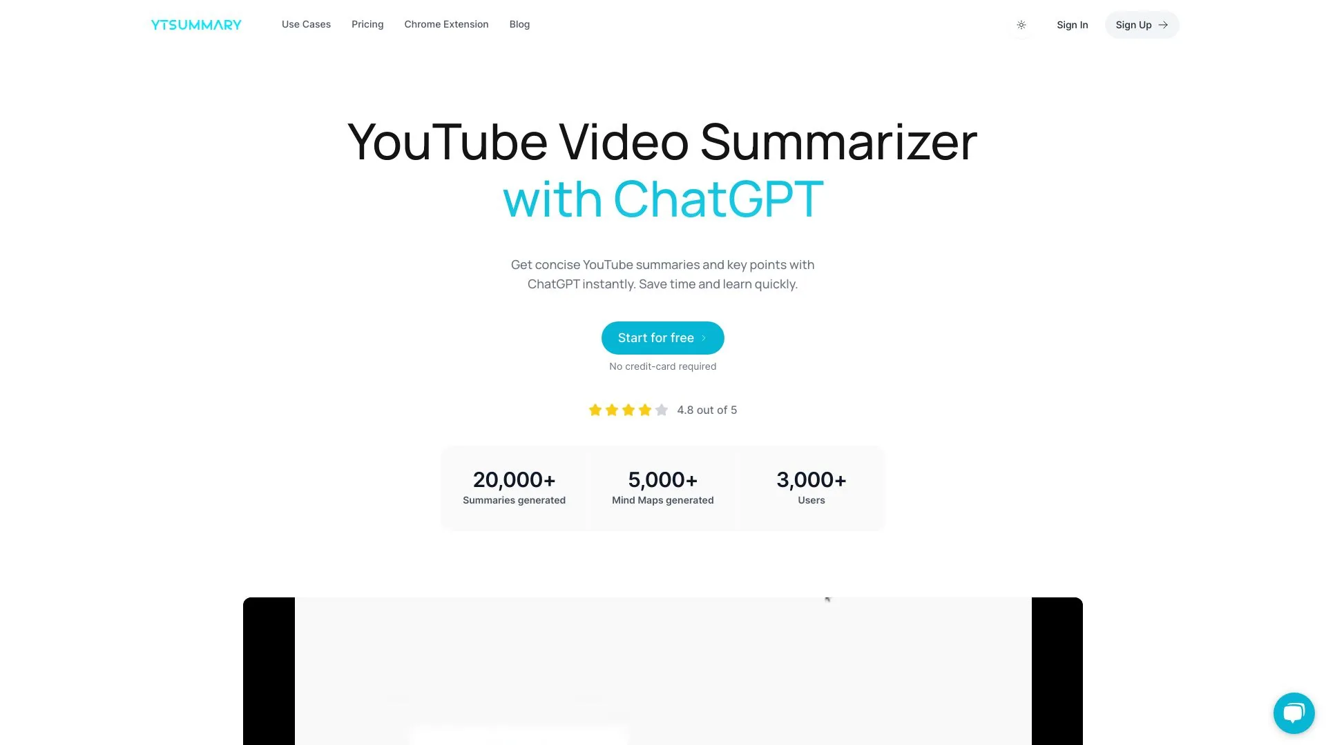YTSummary screenshot