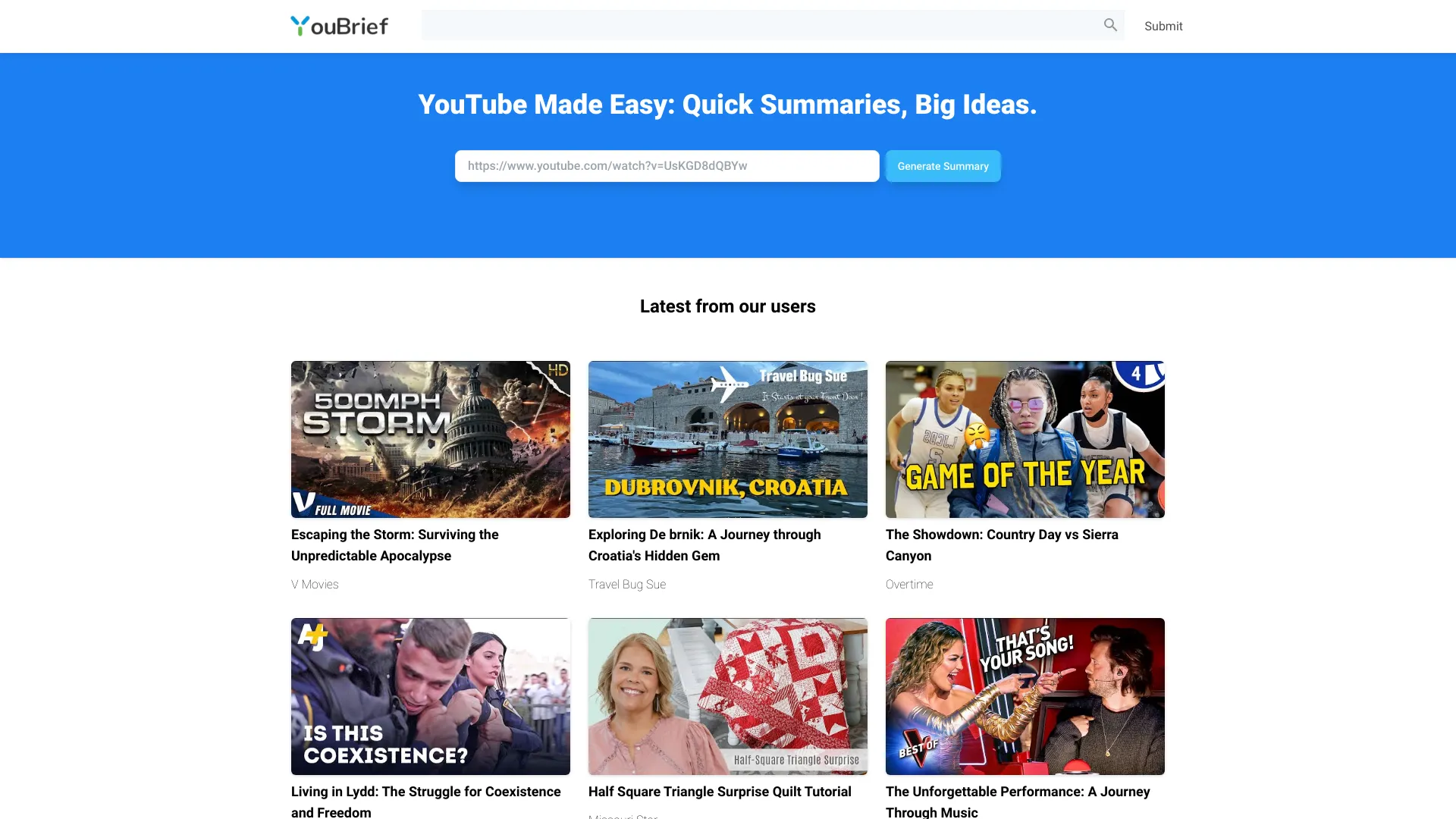 YouBrief screenshot