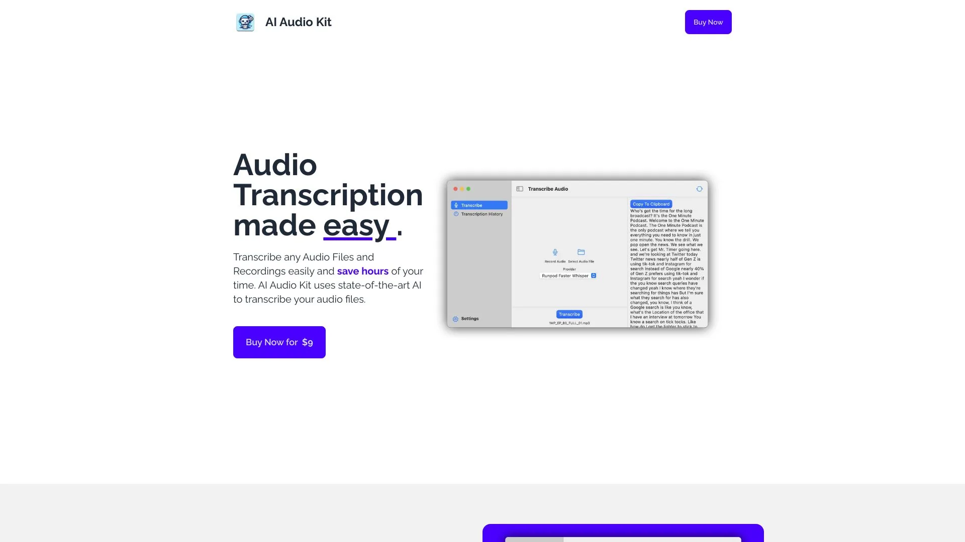AI Audio Kit screenshot
