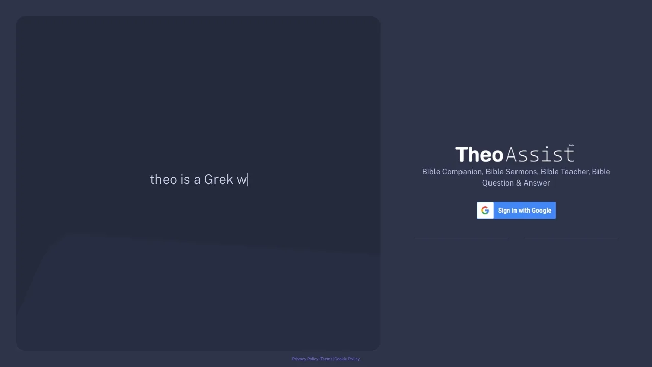 Theo Bible screenshot