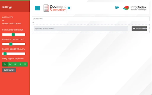 InfoCodex screenshot