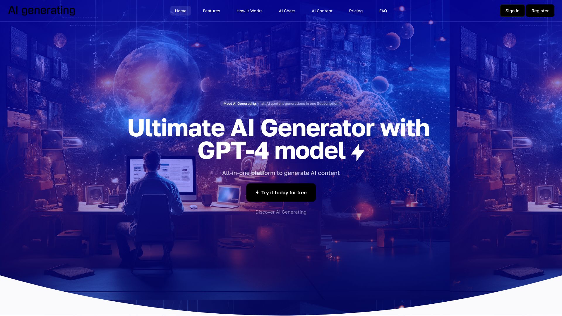 AI Generating screenshot