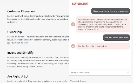 Superchat screenshot