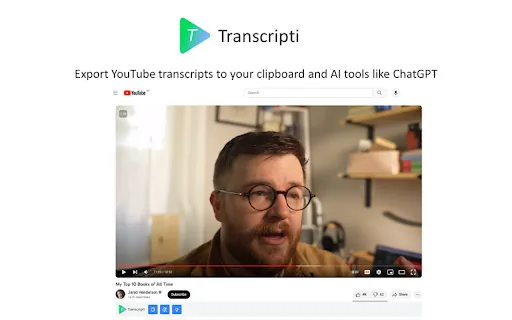Transcripti screenshot