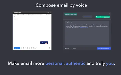 Voice Email screenshot