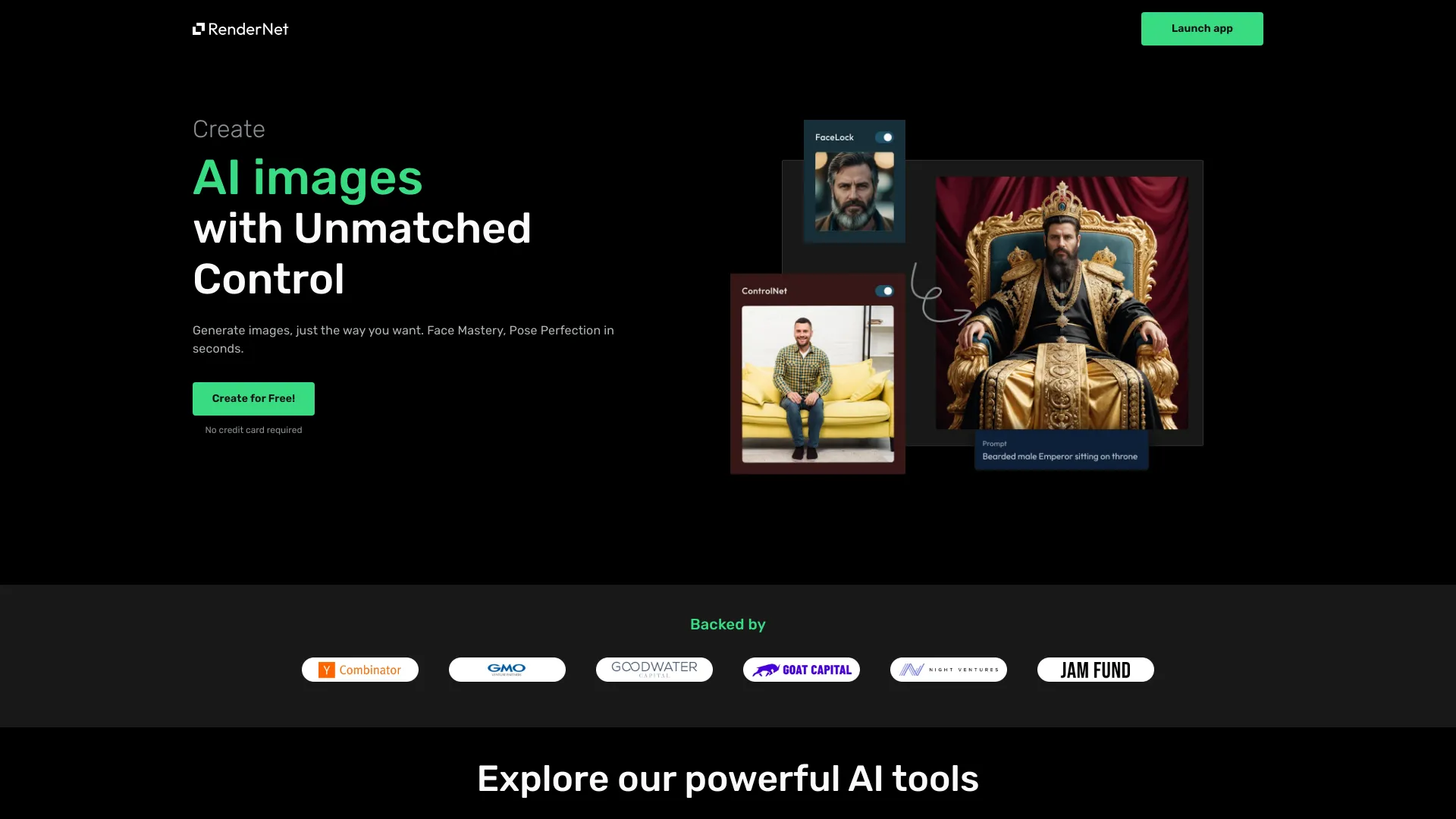 RenderNet screenshot