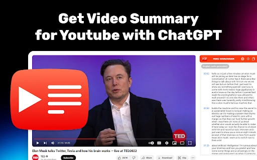 Video Summarizer screenshot