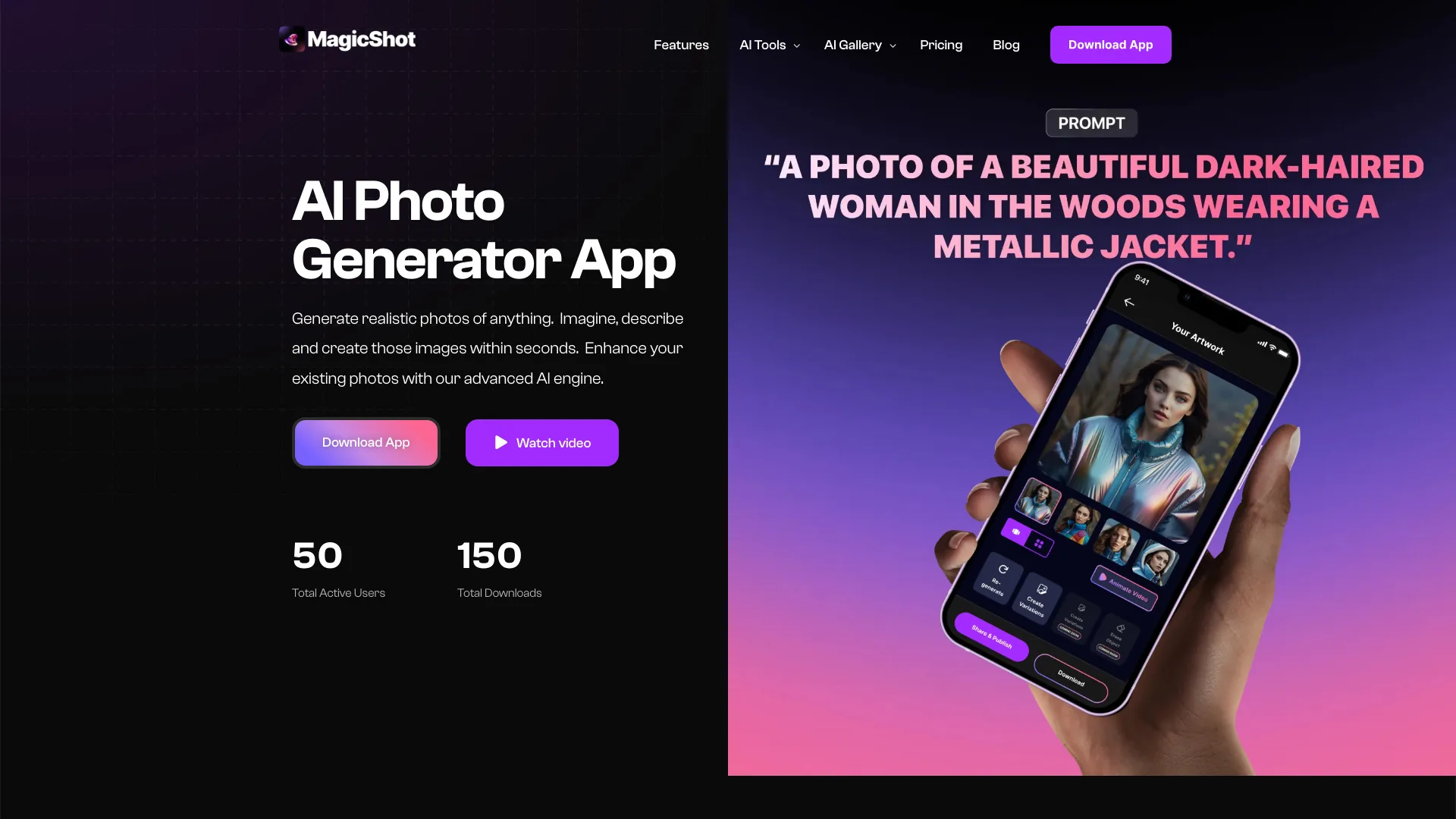 MagicShot.ai screenshot
