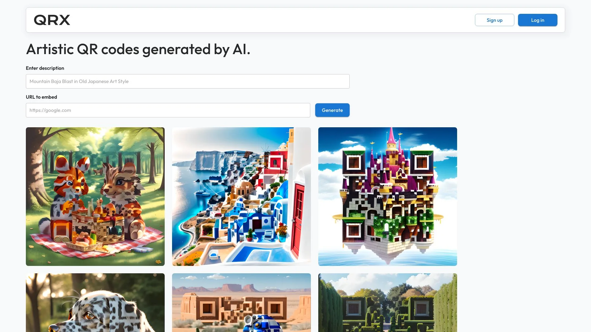 QRX Codes screenshot