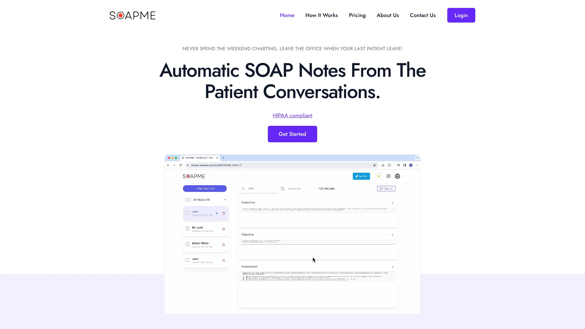SOAPME.AI screenshot