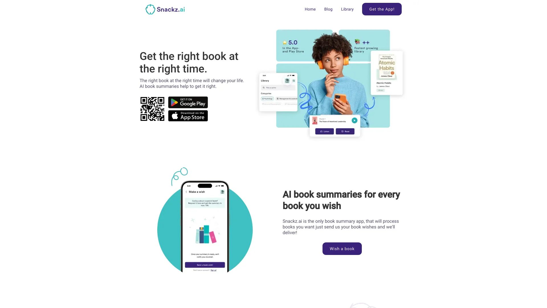 Snackz.ai screenshot