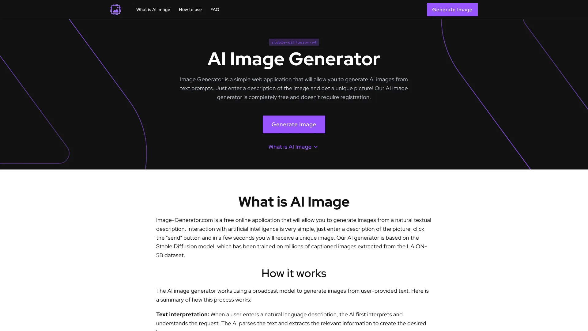 AI Image Generator screenshot