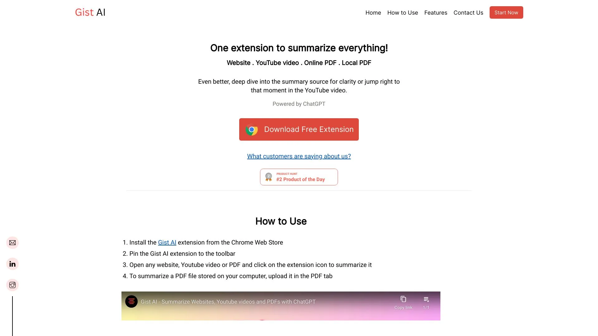 Gist AI screenshot