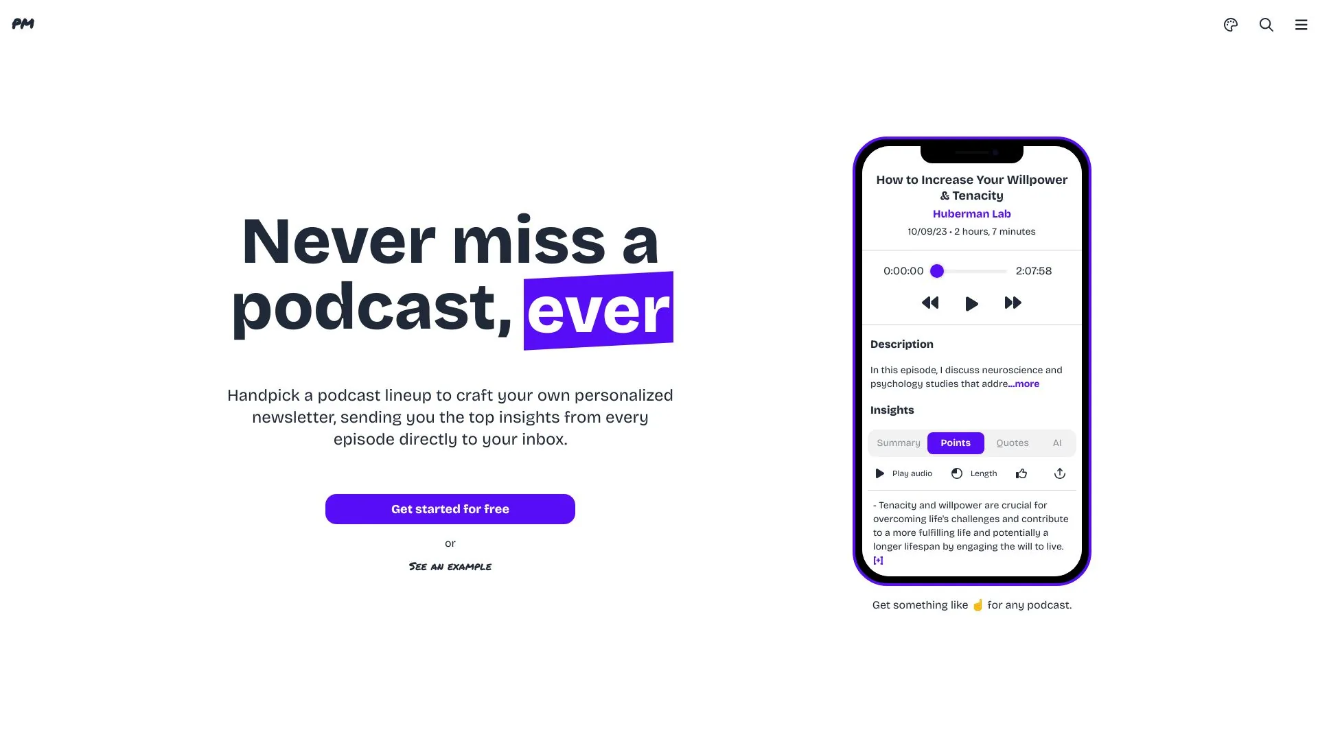 Podmob screenshot