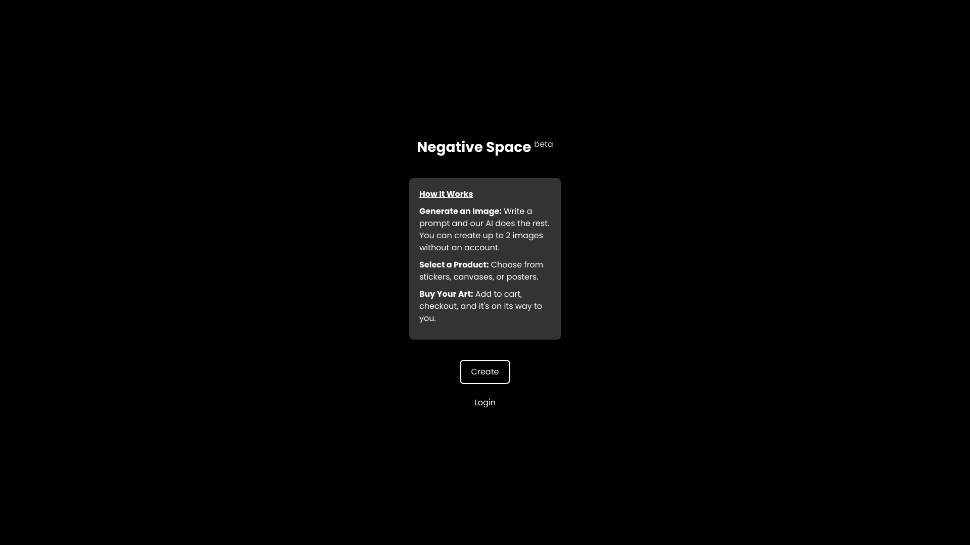 Negative Space screenshot