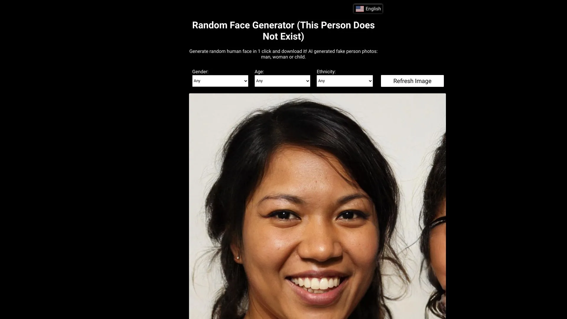 This Person Does Not Exist - Random Face Generator screenshot