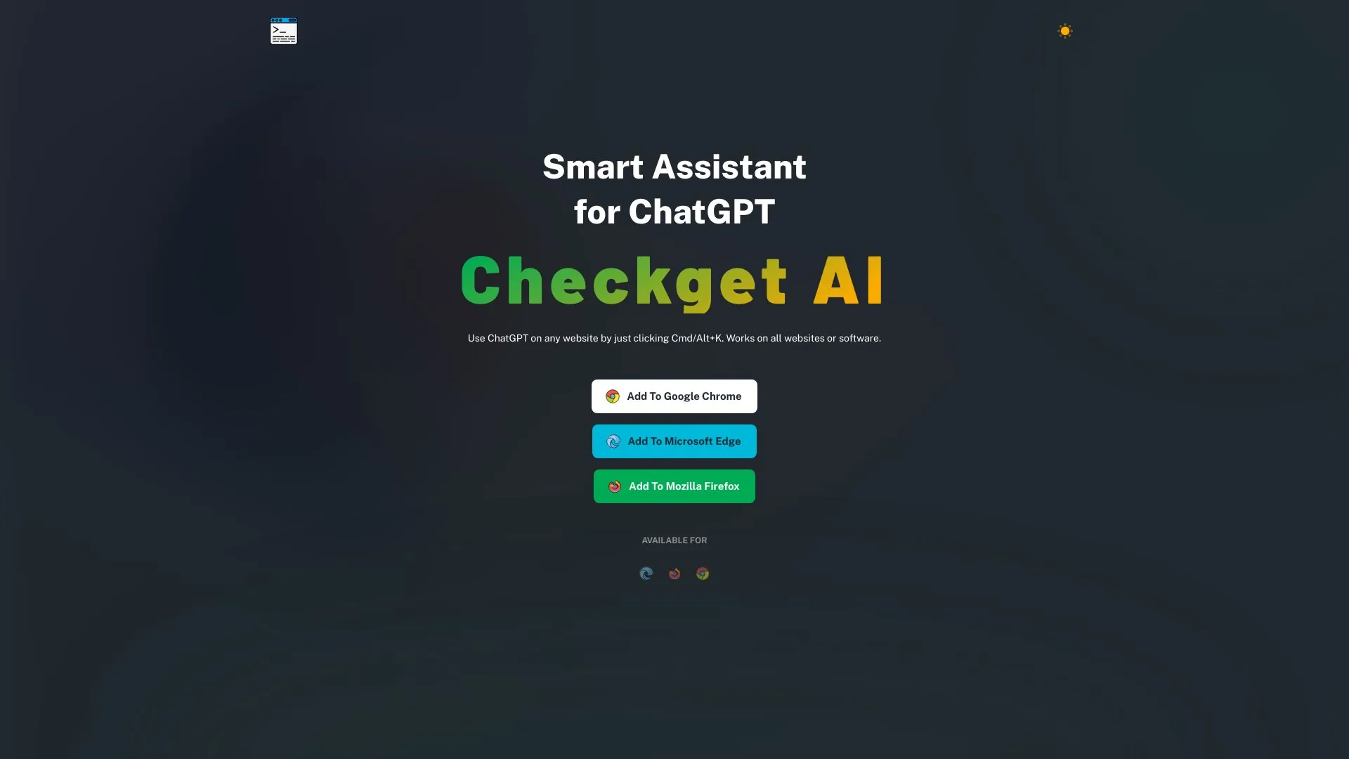 Checkget - Smart Assistant for ChatGPT screenshot