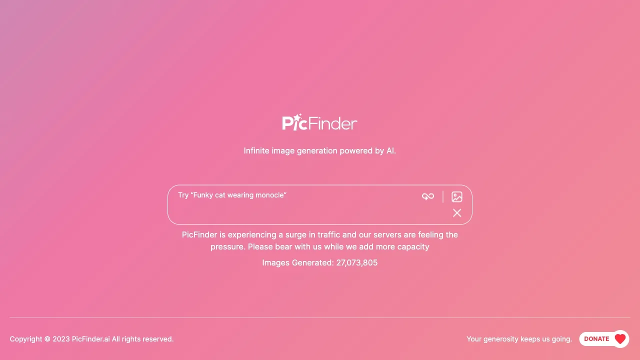 PicFinder.AI screenshot