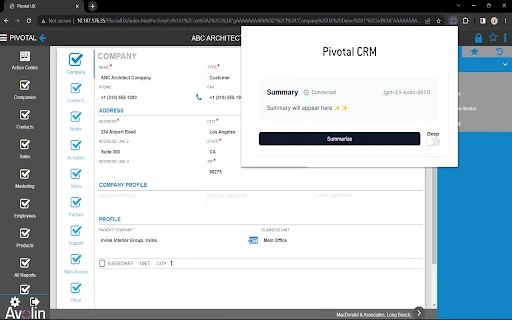 Pivotal Copilot screenshot