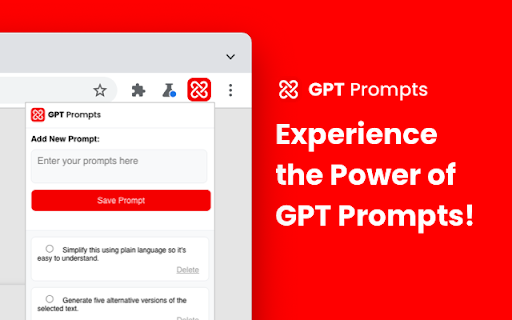 GPT Prompts screenshot