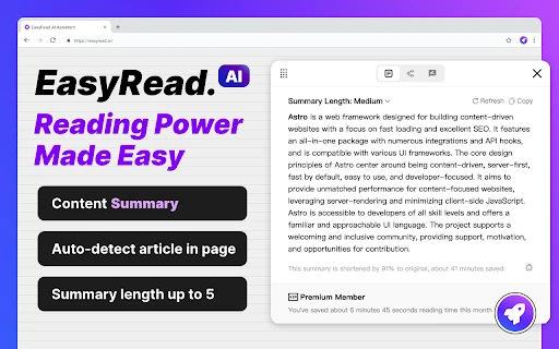 EasyRead.AI screenshot