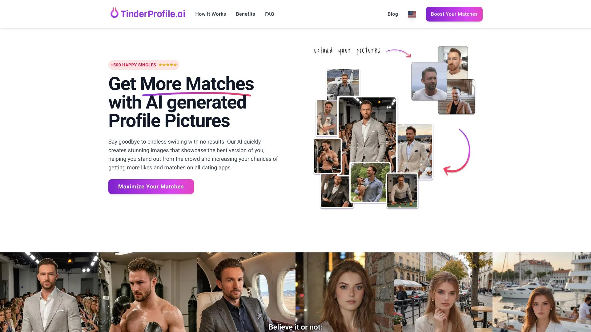 TinderProfile.ai screenshot