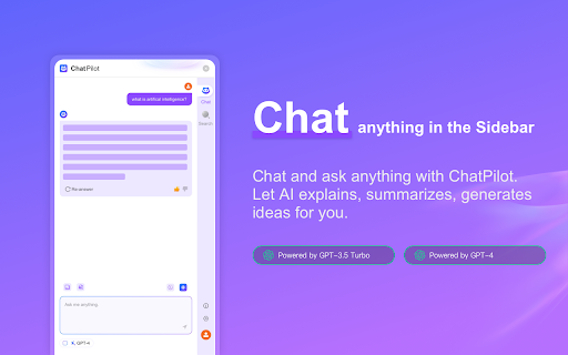 ChatPilot screenshot