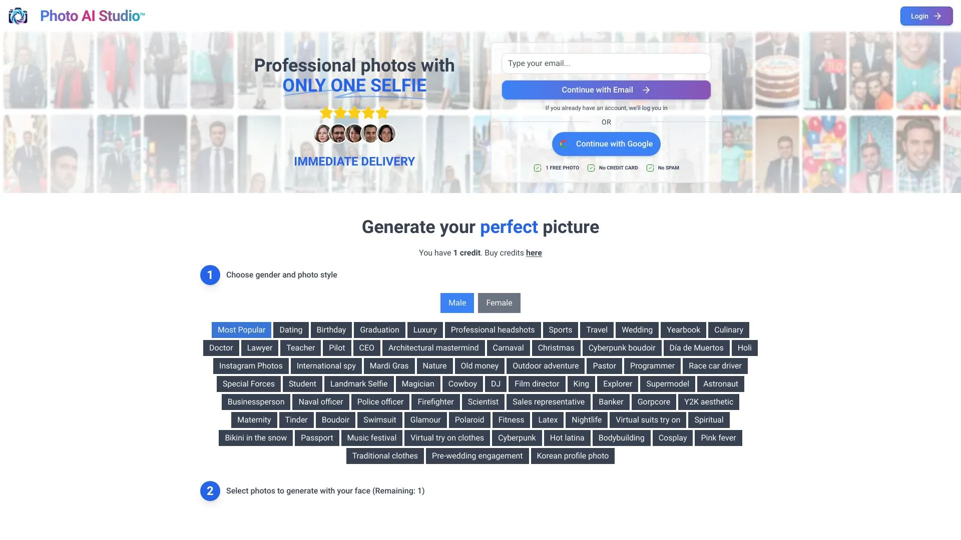 Photo AI Studio screenshot