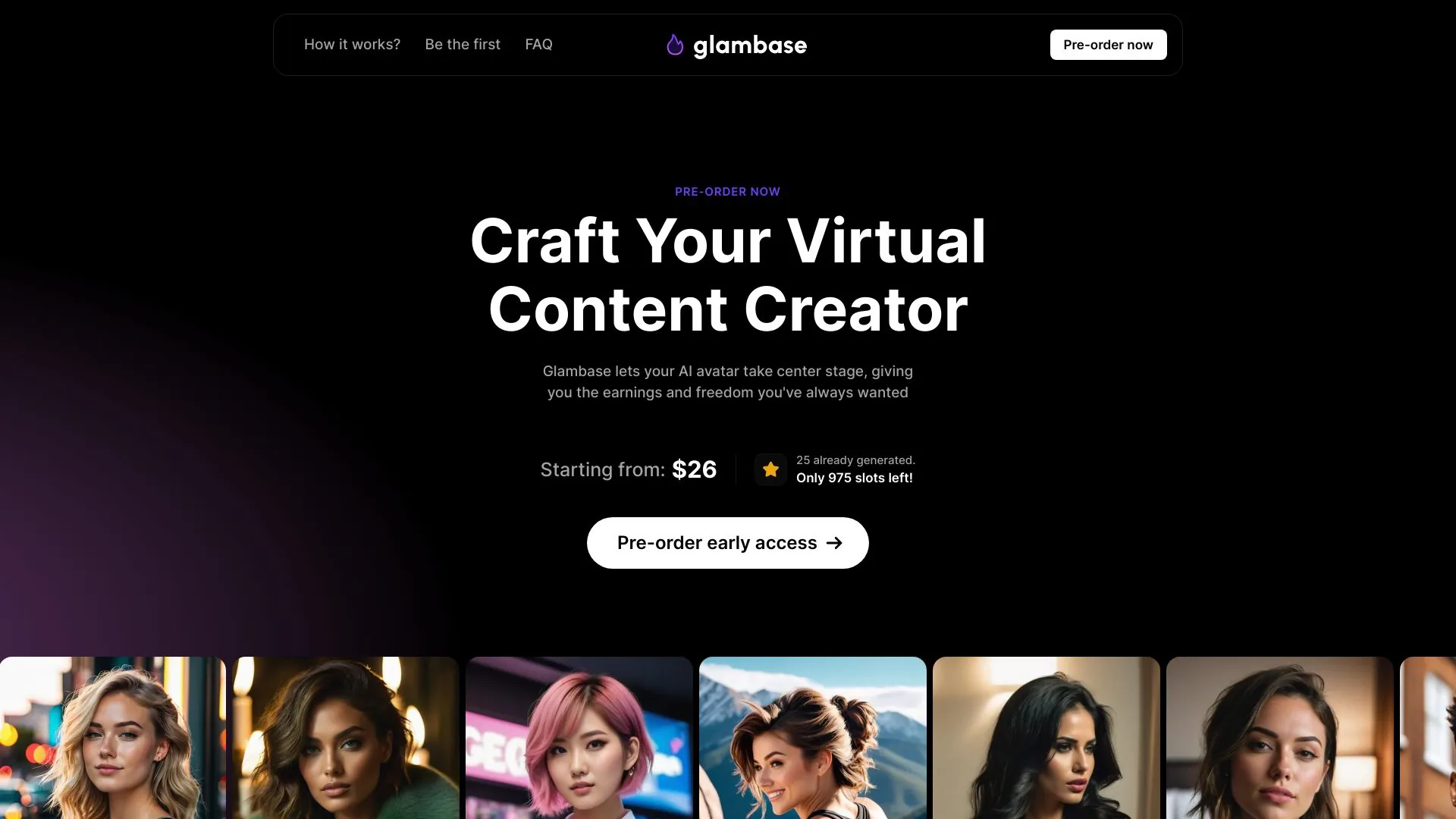 Glambase screenshot