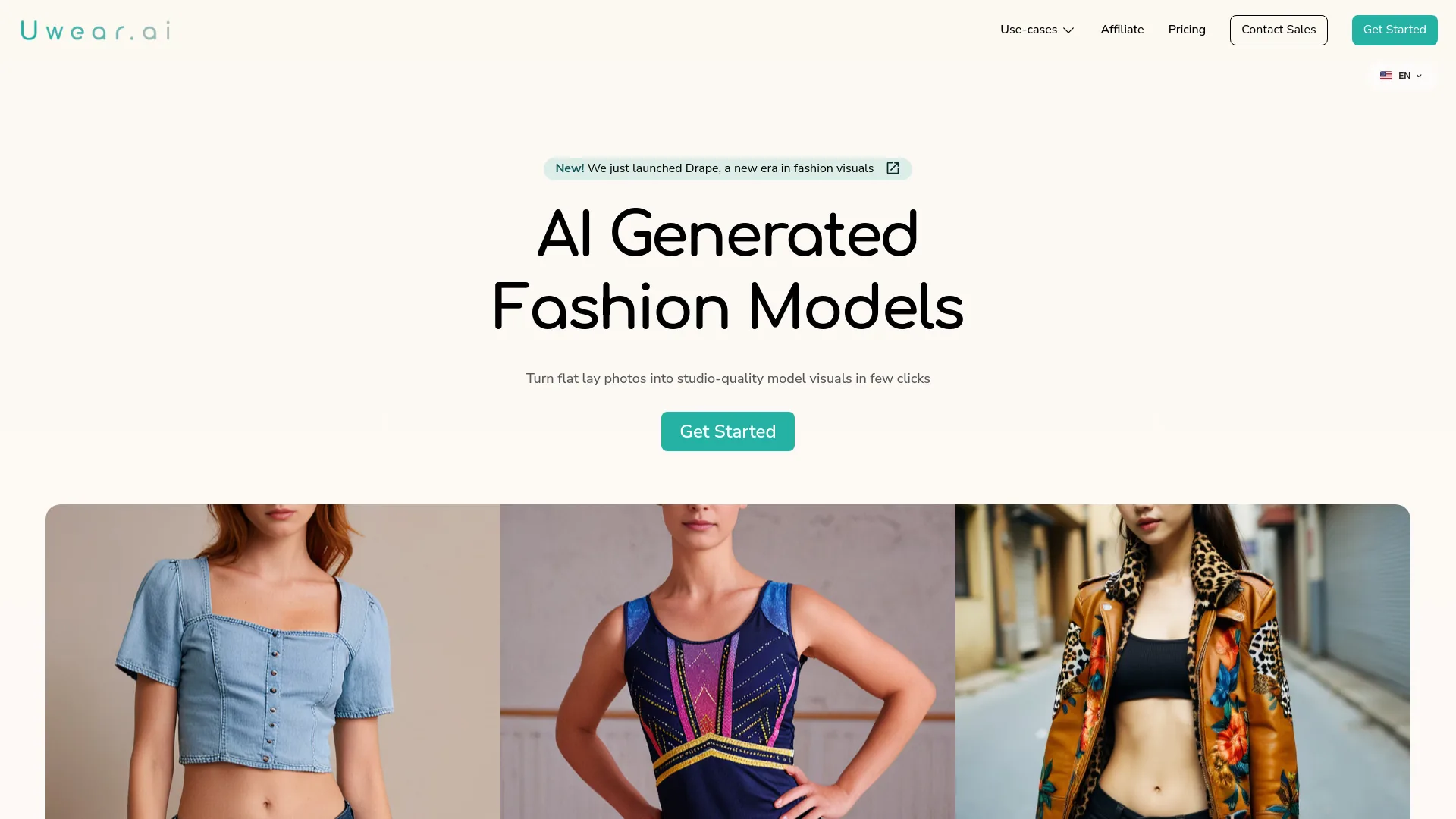 Uwear.ai screenshot