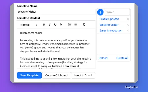 EmailGenius screenshot