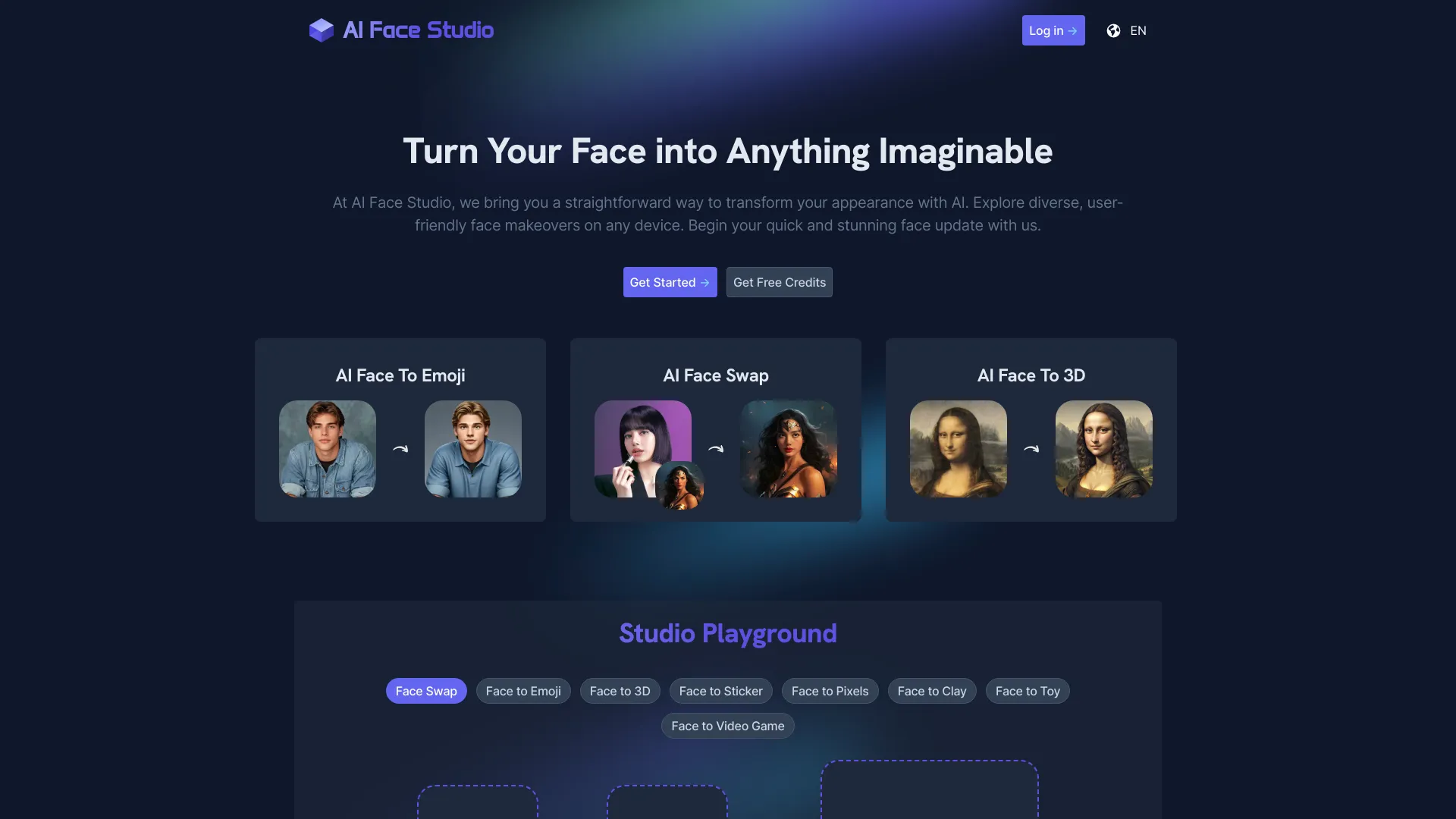 AI Face Studio screenshot