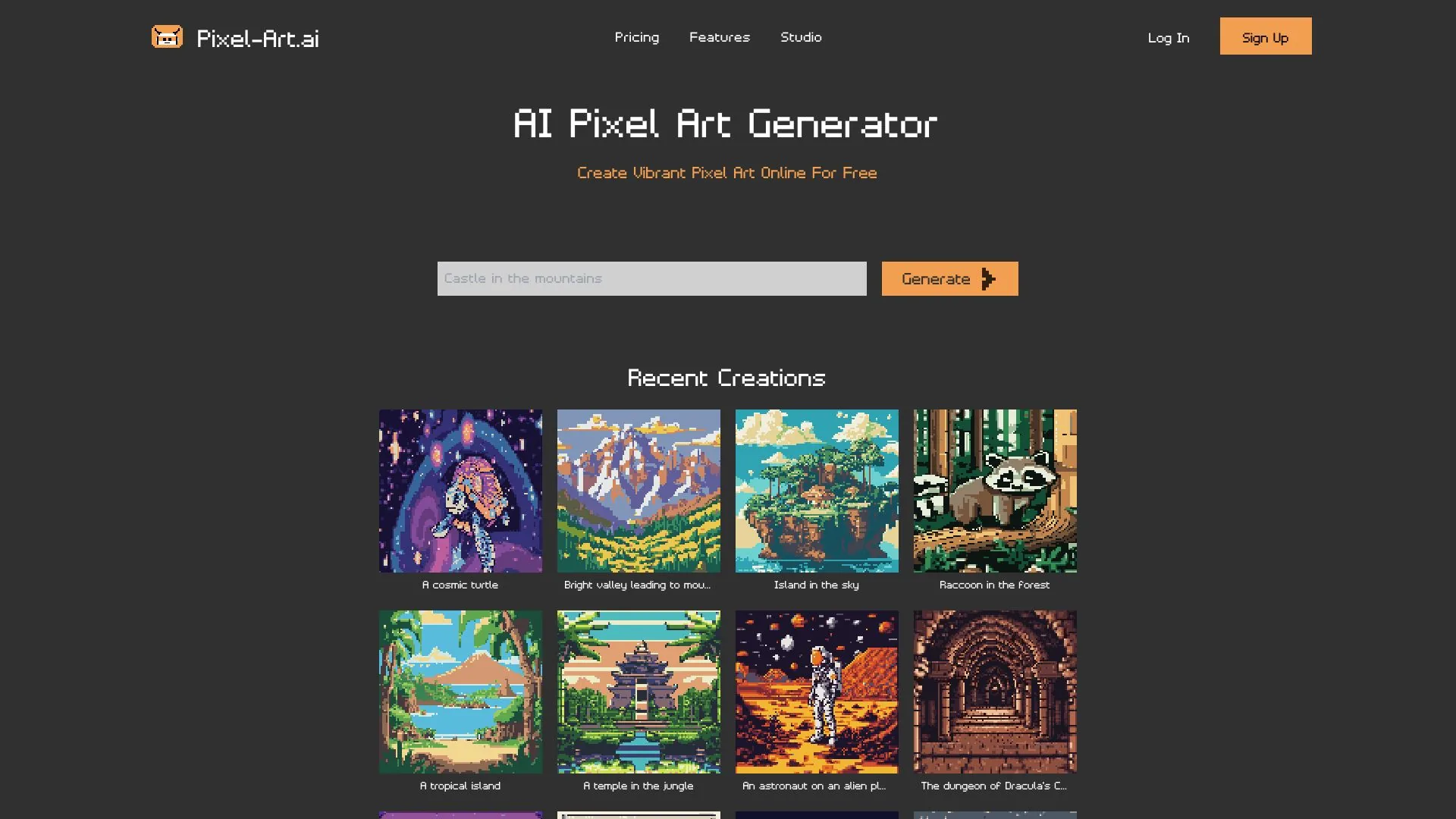 Pixel-Art.ai screenshot