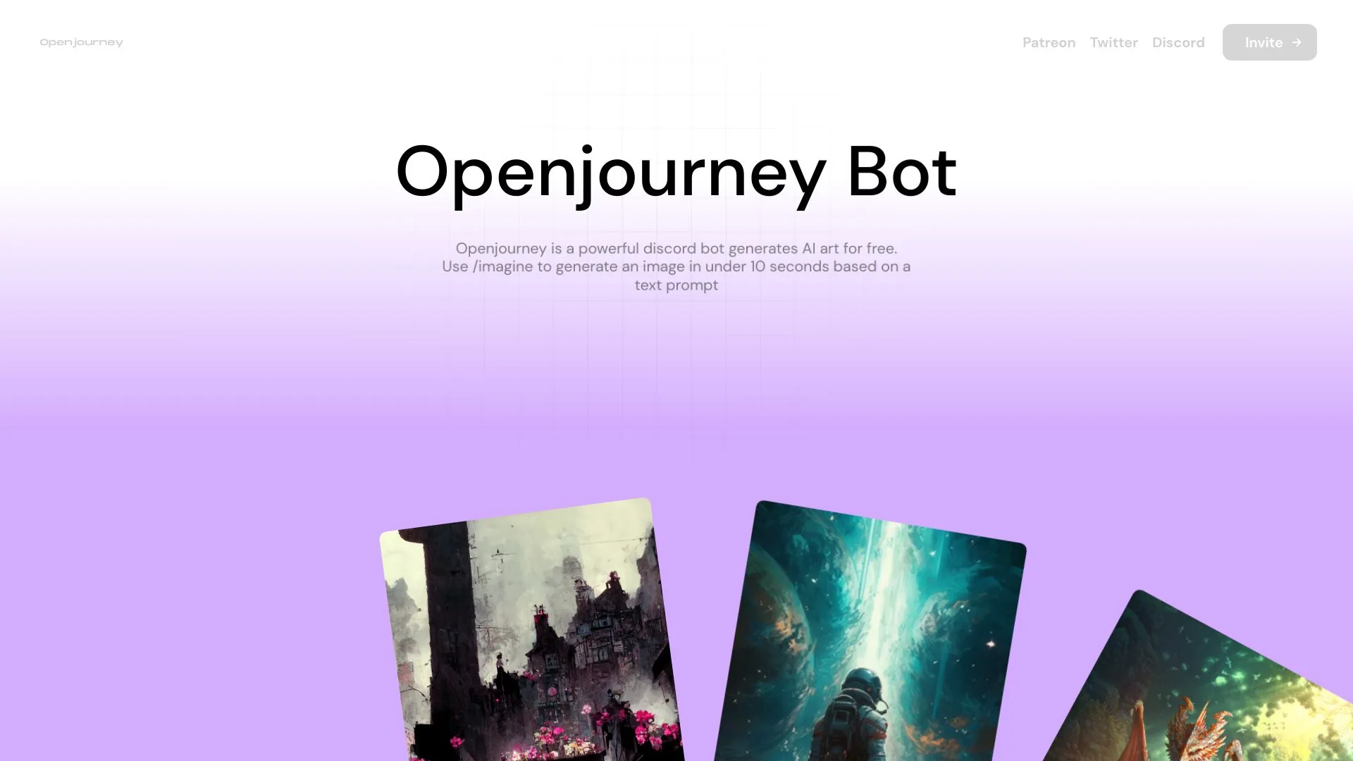 Openjourney Bot screenshot