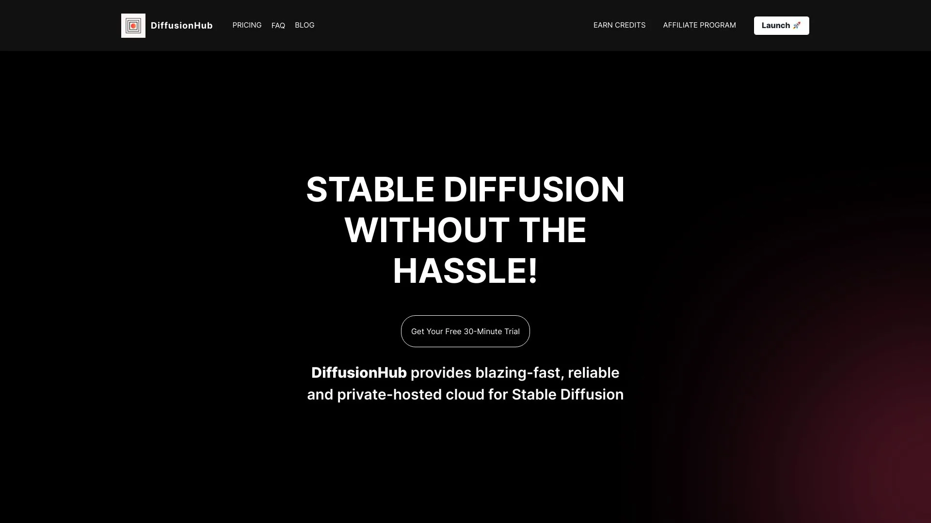 DiffusionHub screenshot