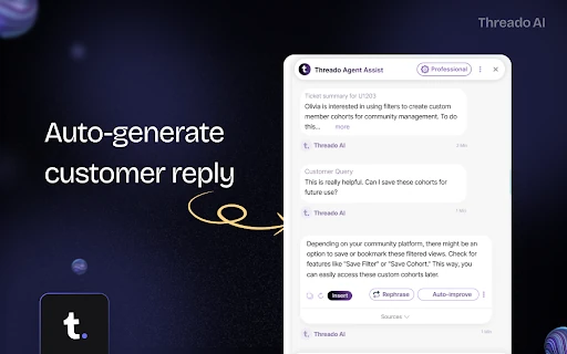 Threado AI screenshot