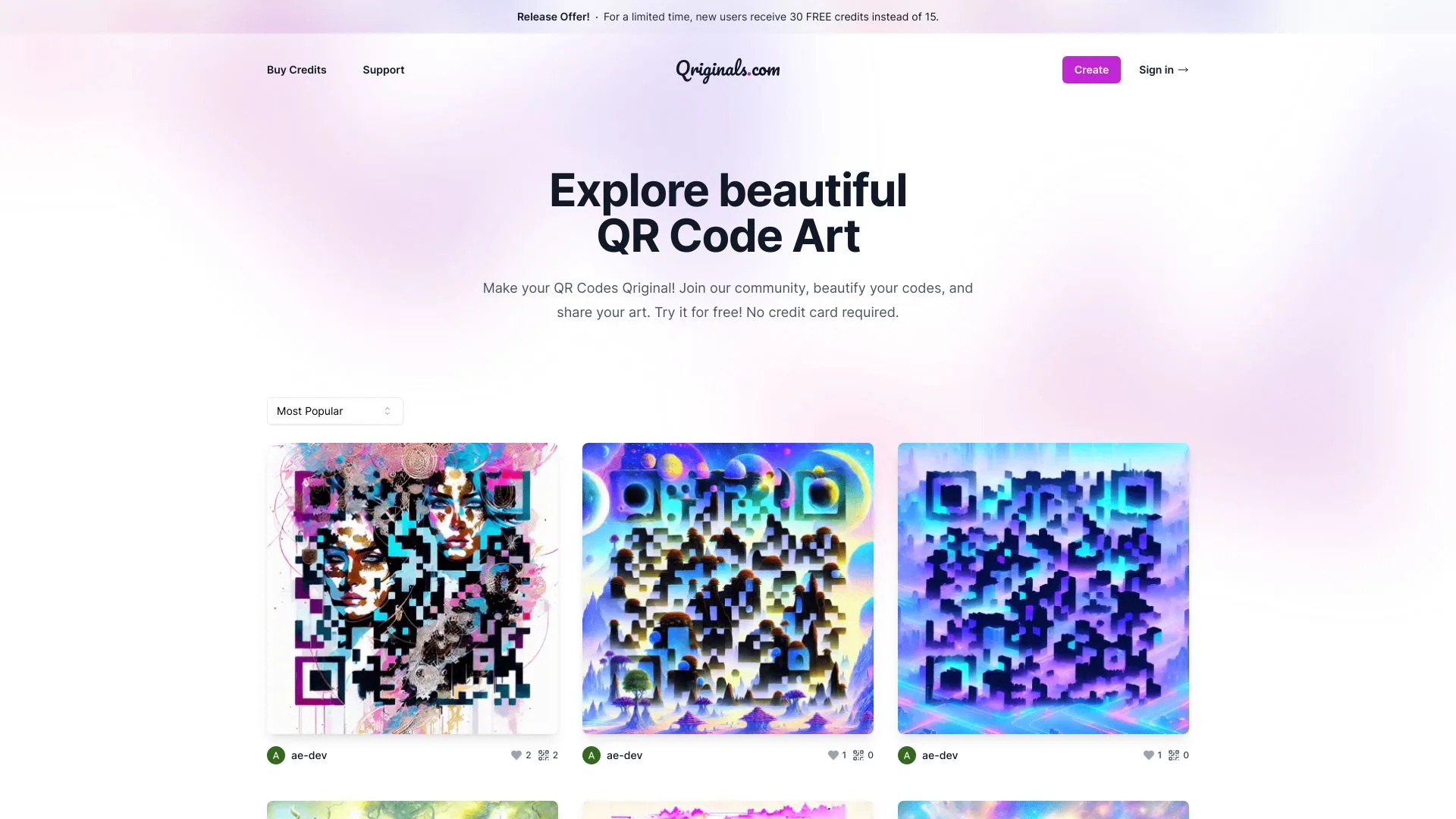 Qriginals screenshot
