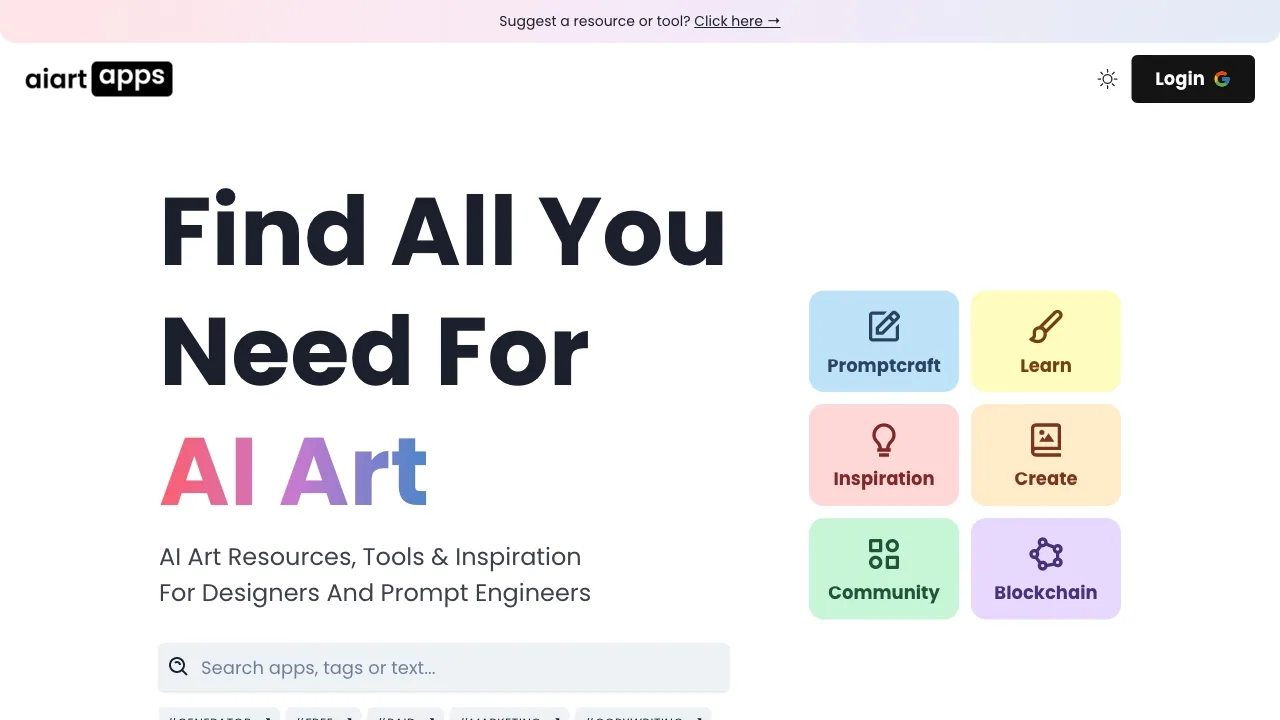 AI Art Resources screenshot