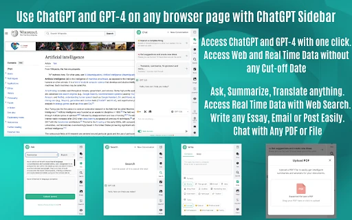 ChatGPT Sidebar with GPT-4 Vision & Image & Gemini by AITOPIA screenshot