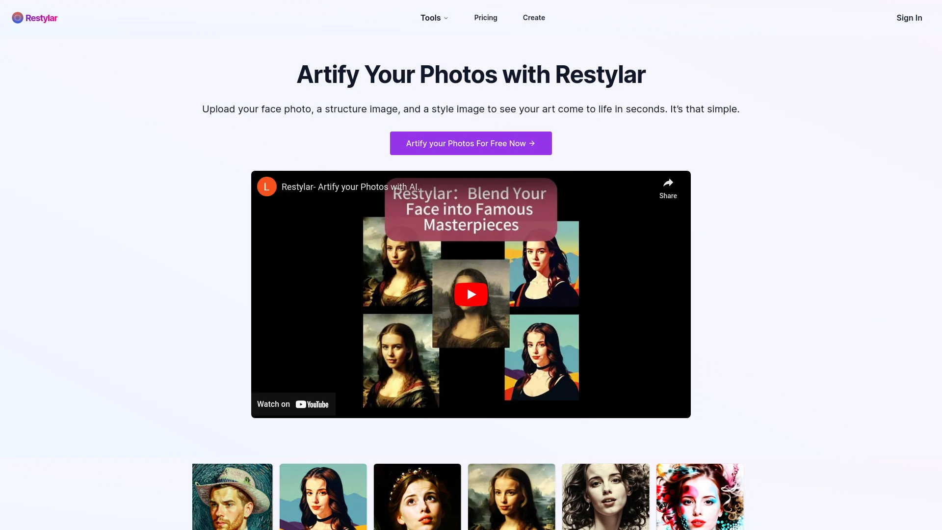 Restylar Artify screenshot